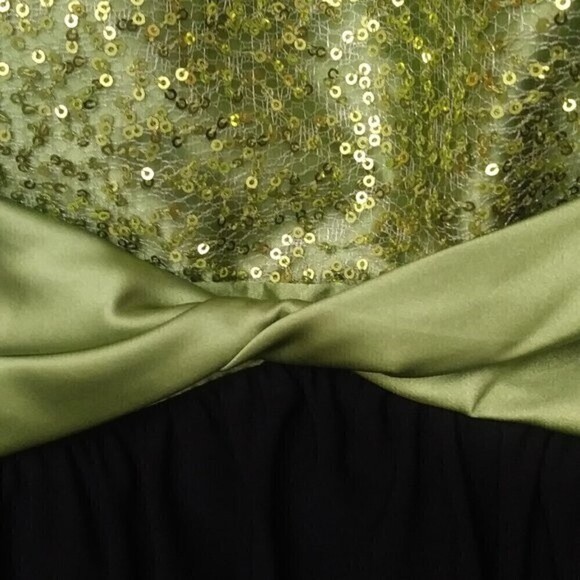 JESSICA McCLINTOCK GUNNE SAX Strapless A-Line Bubble Hem Dress Sz 11 Sequins NWT - Picture 3 of 12